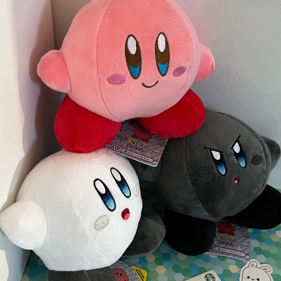 Toys Kirby Black White Pink Set3 Plush 6 Poshmark toys-kirby-black-white-pink-set3-plush-6-poshmark